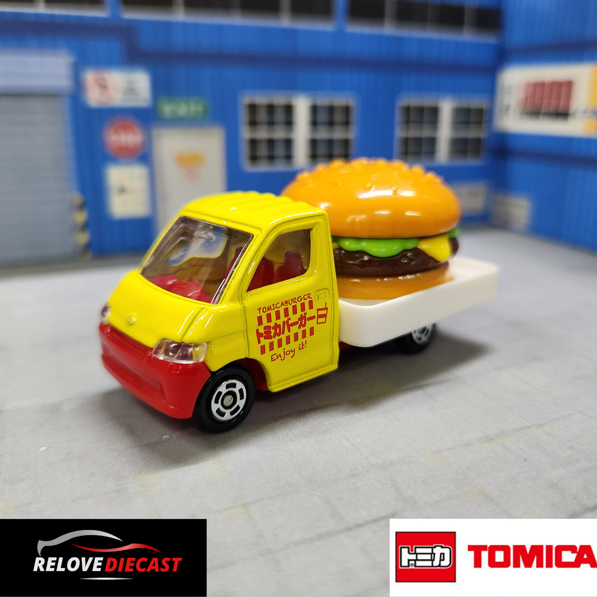 TOMICA - No.54 Toyota Town Ace Hamburger Car - 1:64 Scale