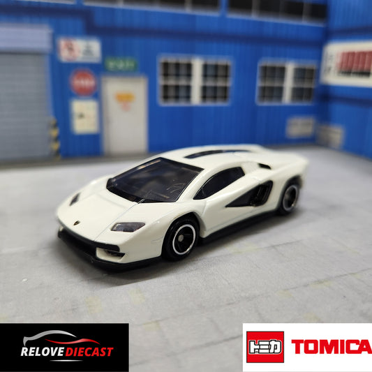 TOMICA - No.74 Lamborghini Countach LPI 800-4 (White) - 1:64 Scale
