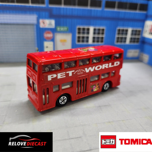 TOMICA - No.95 London Bus 'Pet World' - 1:130 Scale