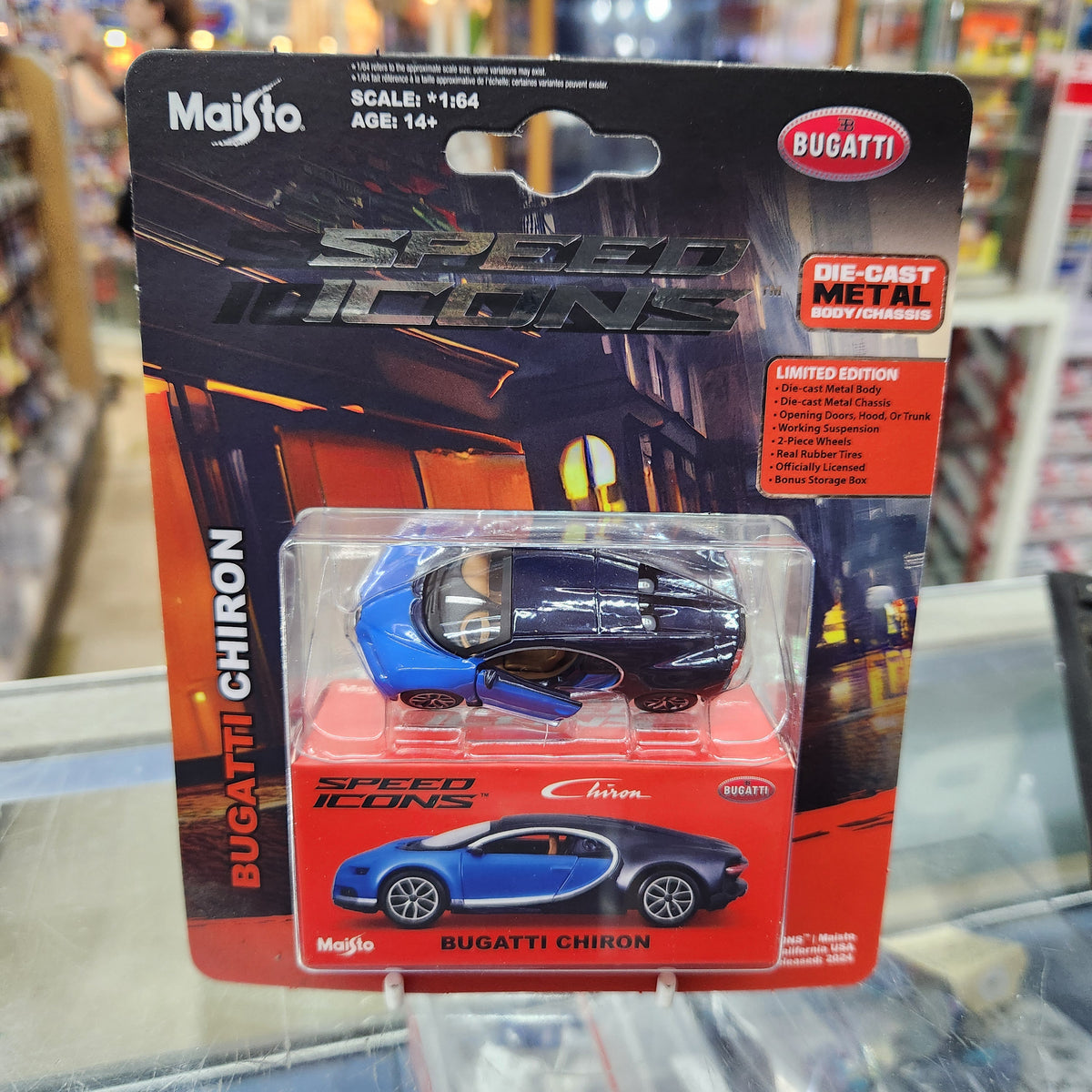 Maisto - 'Speed Icons' - Bugatti Chiron - 1:64 Scale