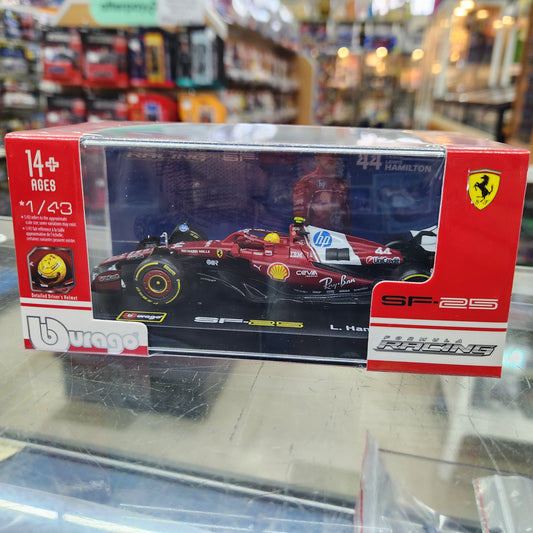 Bburago - 2025 Scuderia Ferrari F1 SF-25 - #44 Lewis Hamliton - 1:43 Scale