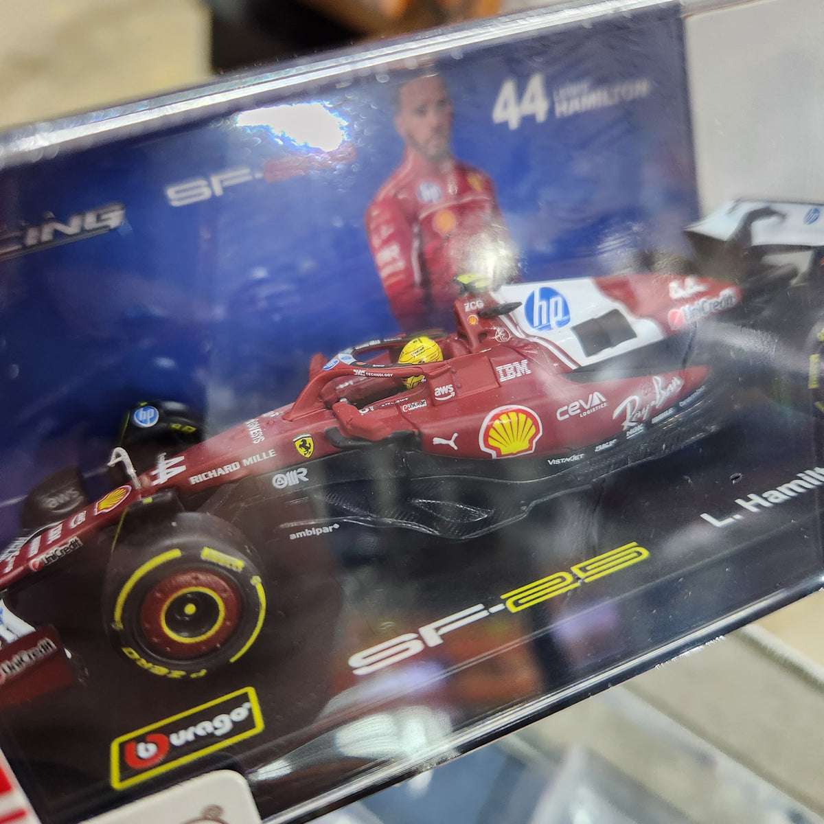 Bburago - 2025 Scuderia Ferrari F1 SF-25 - #44 Lewis Hamliton - 1:43 Scale