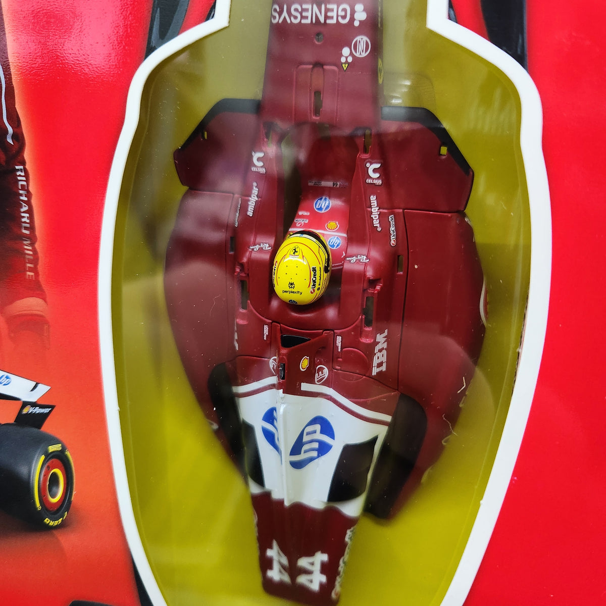 Bburago - Formula Racing - 2025 Ferrari F1 Formula 1 Team SF-25 Diecast Model Kit - #44 Lewis Hamilton