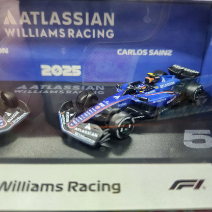 Hot Wheels Premium - 2025 Formula 1 Atlassian William Racing - 2 Pack (Mix 2)