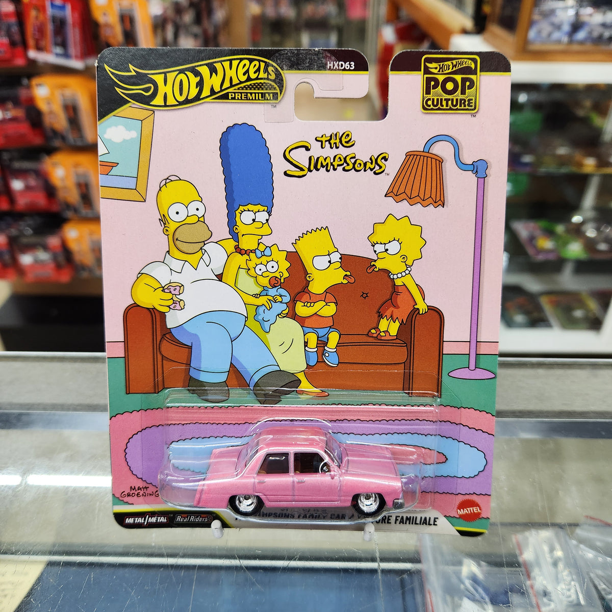 Hot Wheels Premium - Pop Culture (2026 Mix 5) - The Simpsons Family Car