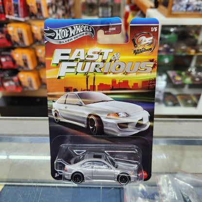 Hot Wheels - Fast & Furious: Silver Anniversary Series - 1993 Honda Civic Coupe EX EJ1 (Metalflake Silver)