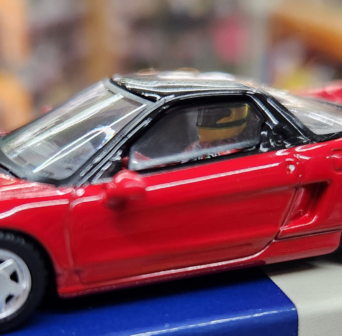 MiniGT - 1989 Honda NS-X Prototype Midship Sports with Ayrton Senna Figure
