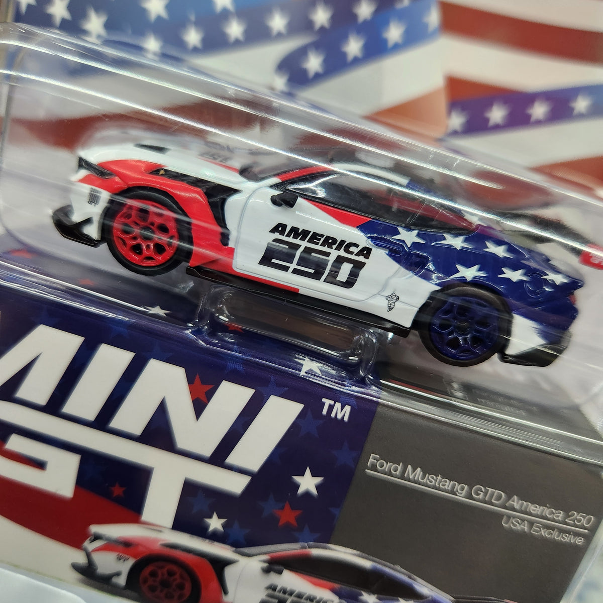 MiniGT - Ford Mustang GTD 'America 250' - 1:64 Scale