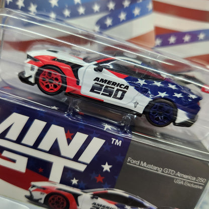 MiniGT - Ford Mustang GTD 'America 250' - 1:64 Scale