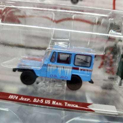 Greenlight - Christmas 2025 Limited Edition - 1974 Jeep DJ-5 US Mail Truck with Post Box