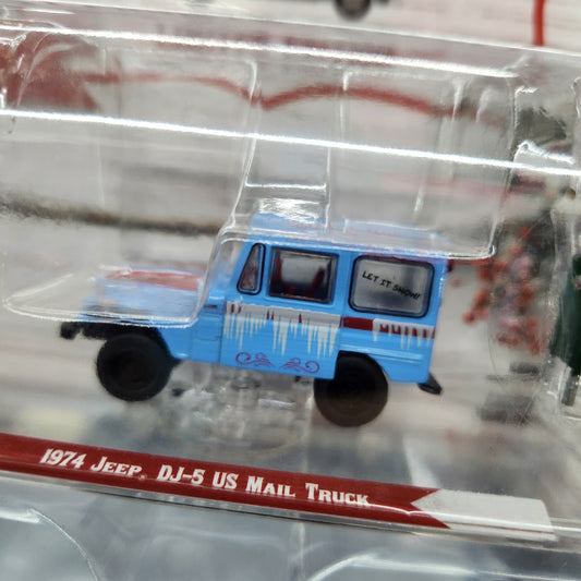Greenlight - Christmas 2025 Limited Edition - 1974 Jeep DJ-5 US Mail Truck with Post Box