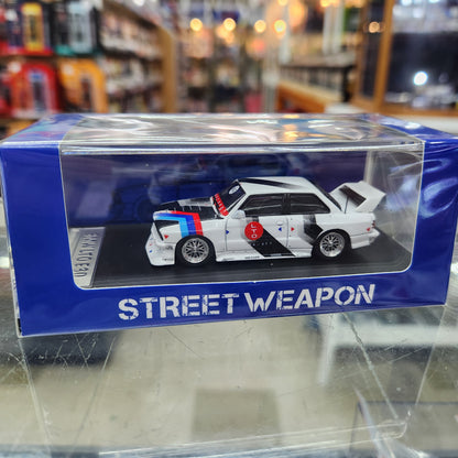 Street Weapon - BMW 'LTO' (E30) M3 Race Car (BMW Livery) - 1:64 Scale
