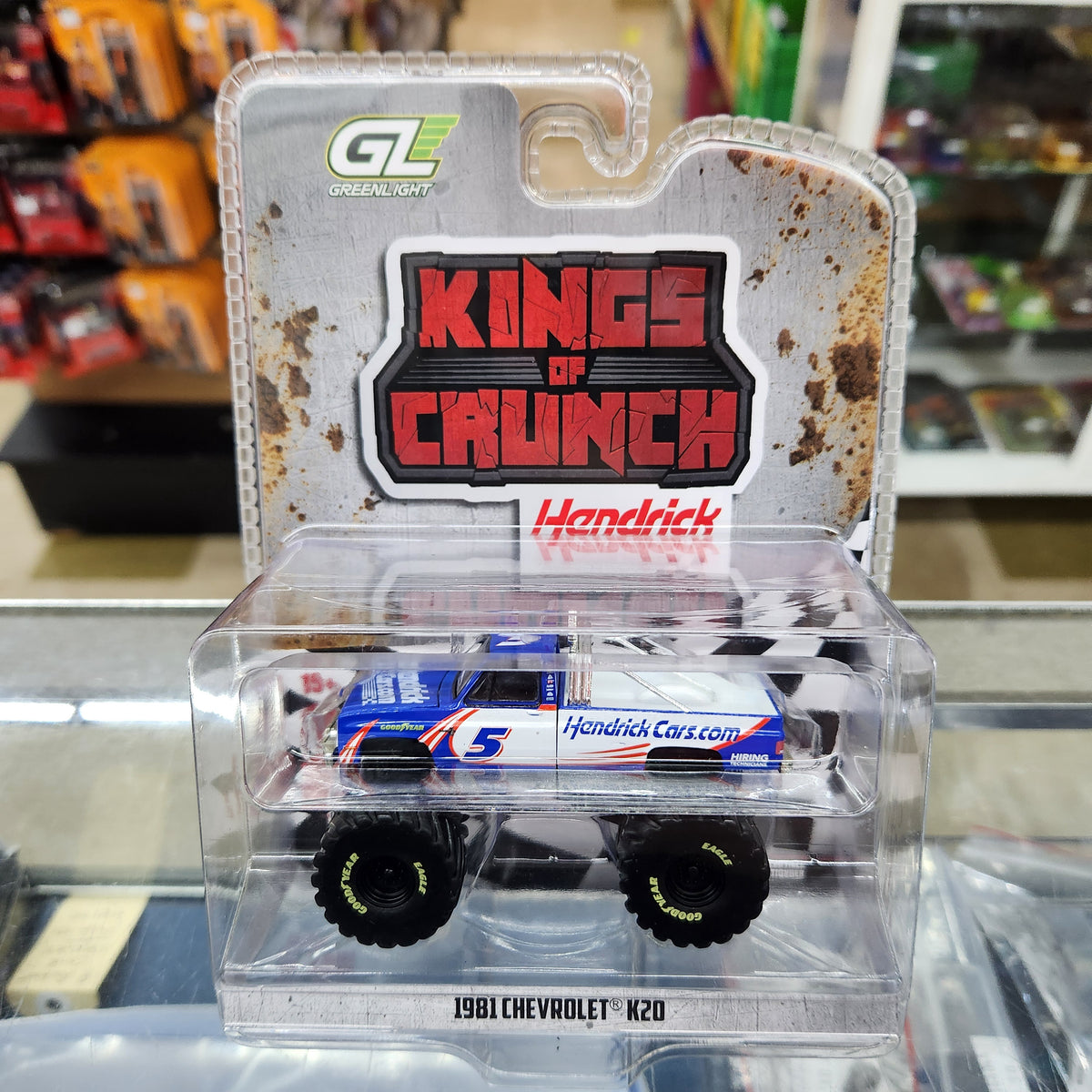 Greenlight - Kings of Crunch Monster Trucks 'Hendrick Motorsports' - 1981 Chevy K20 #5