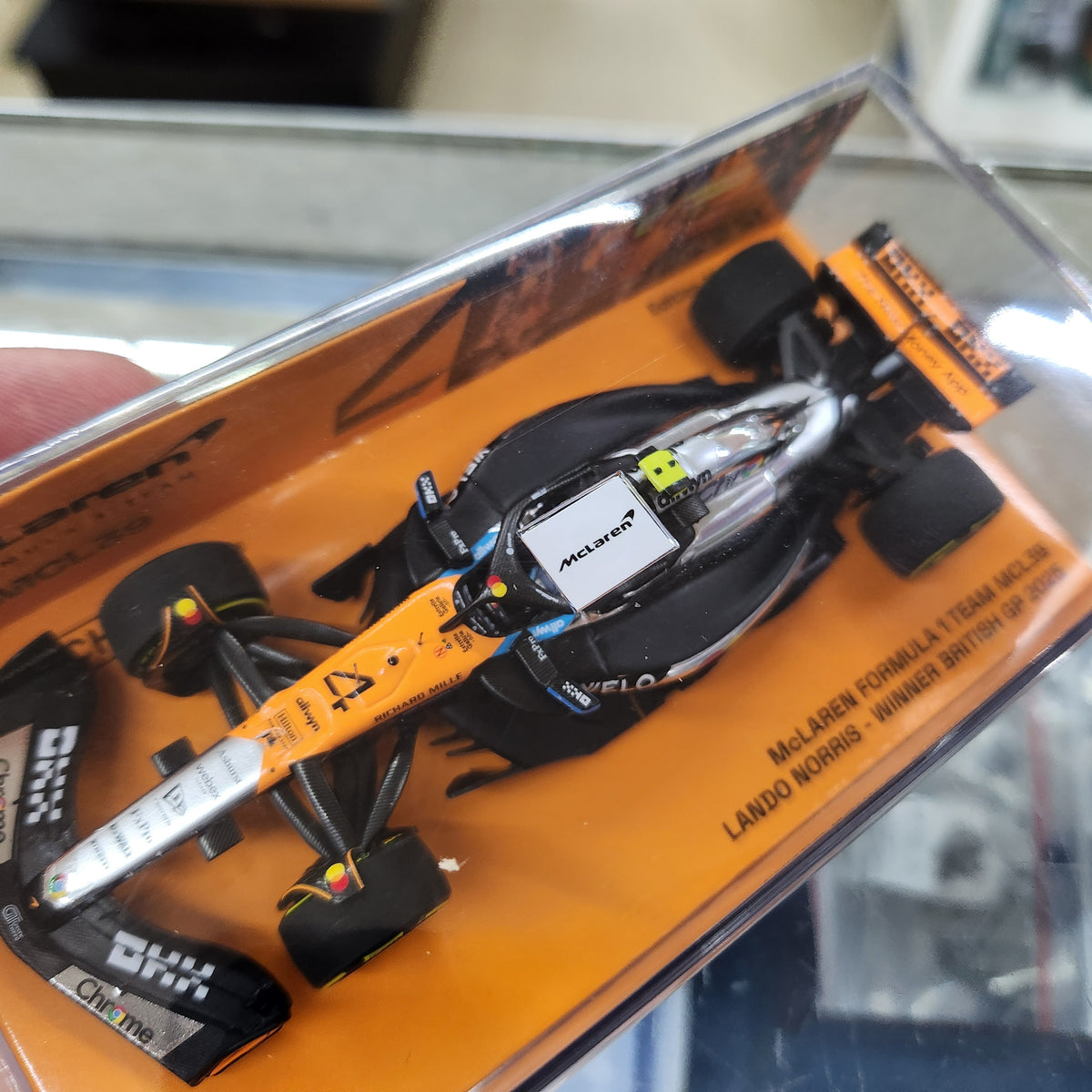 Minichamps - McLaren Formula 1 Team (MCL39) 2025 British GP Winner - #4 Lando Norris -1:43 Scale