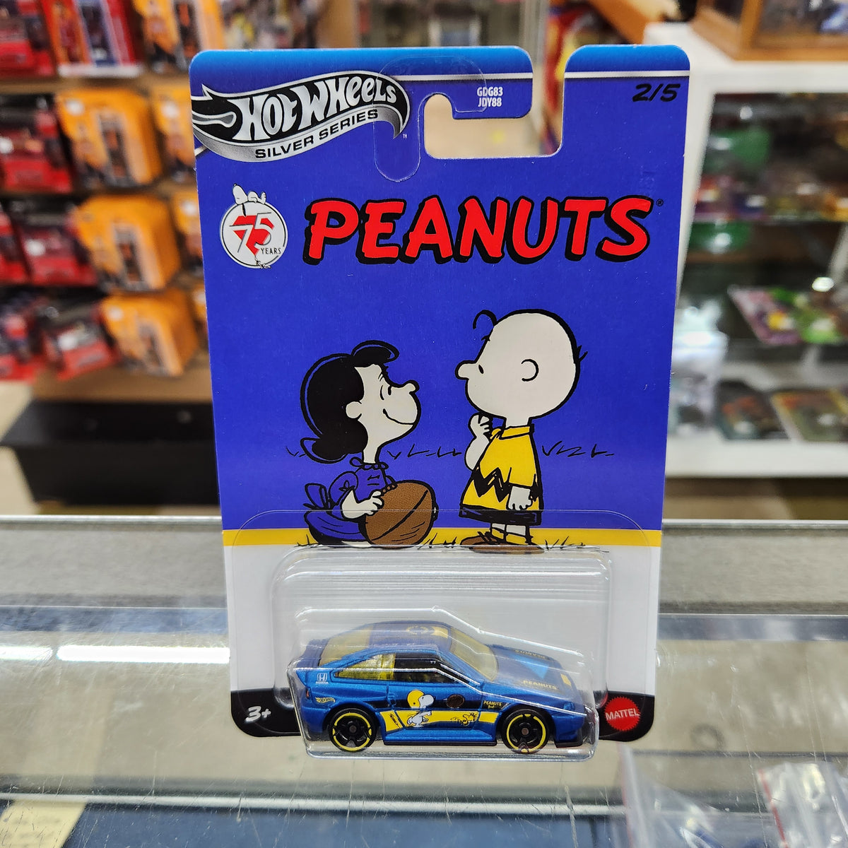 Hot Wheels - Peanuts: 75th Anniversary - 1985 Honda CR-X - Snoopy & Woodstock