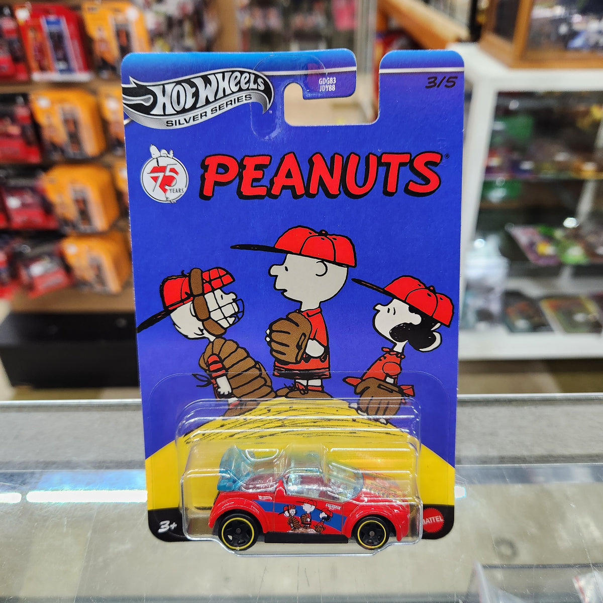 Hot Wheels - Peanuts: 75th Anniversary - Super Gnat - Charlie Brown, Linus & Lucy