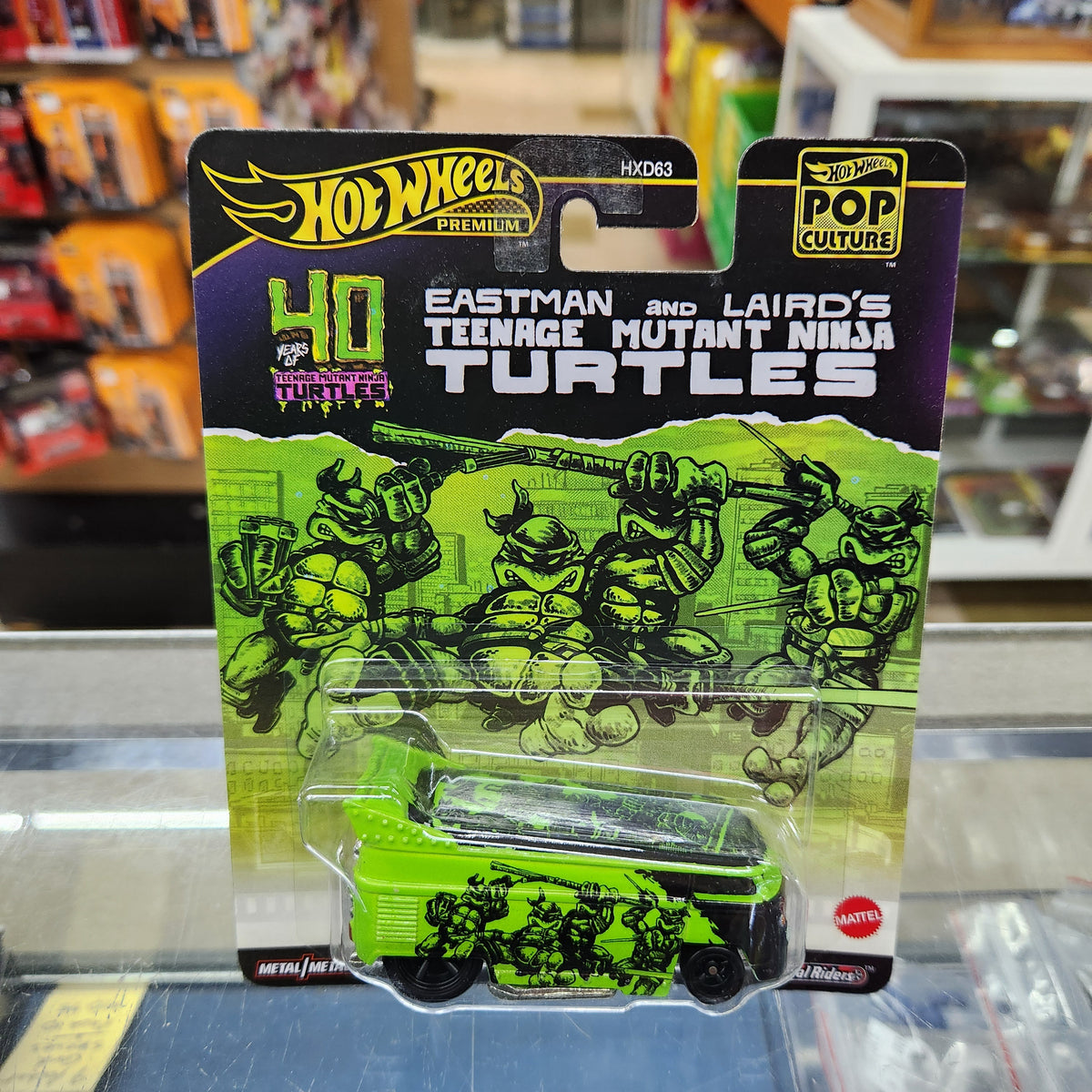 Hot Wheels Premium - Pop Culture (2024 Mix 4) - VW Drag Bus 'Teenage Mutant Ninja Turtles'