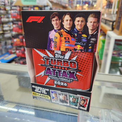 2026 F1 Topps Turbo Attax Trading Cards - Mega Tin - 'Guardians of the Grid'