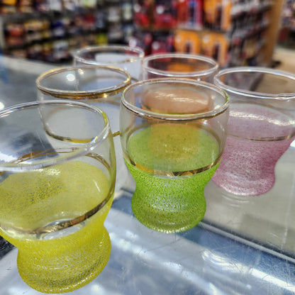 Coloured Shot Glasses - Set 6