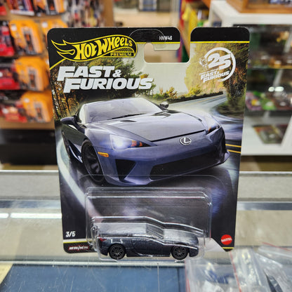 Hot Wheels Premium - Fast & Furious (2026 Mix 4) - Lexus LFA (Gun Metal Grey)