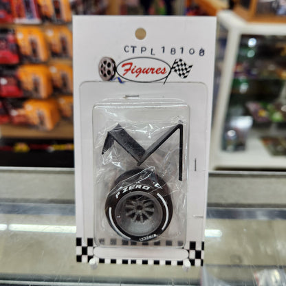 Cartrix - Replica Pirelli Formula 1 F1 Tyre 'Hard Compound/White' - 1:18 Scale