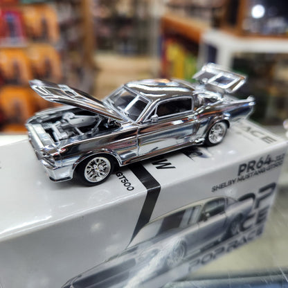 Pop Race - Ford Shelby Mustang GT500 (Silver Chrome)