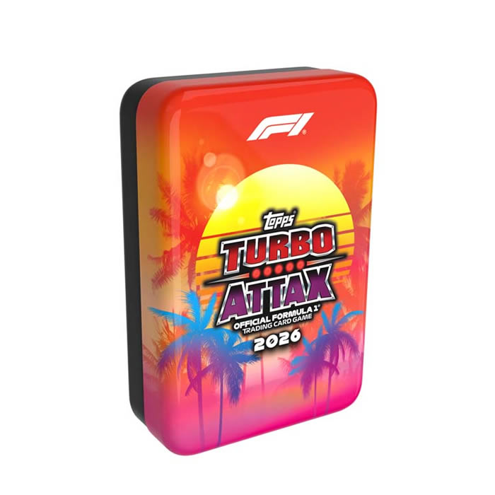 2026 F1 Topps Turbo Attax Trading Cards - Mega Tin - 'Sunshine State'