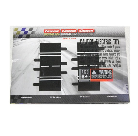 Carrera - Track System - 124/132 Straight Track 1/4 - 2 Pack