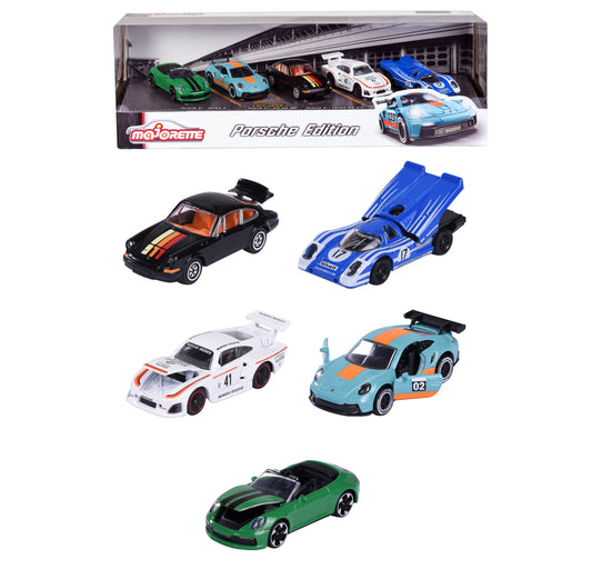 Majorette - Porsche Edition - 5 Piece Gift Pack (New for 2023)