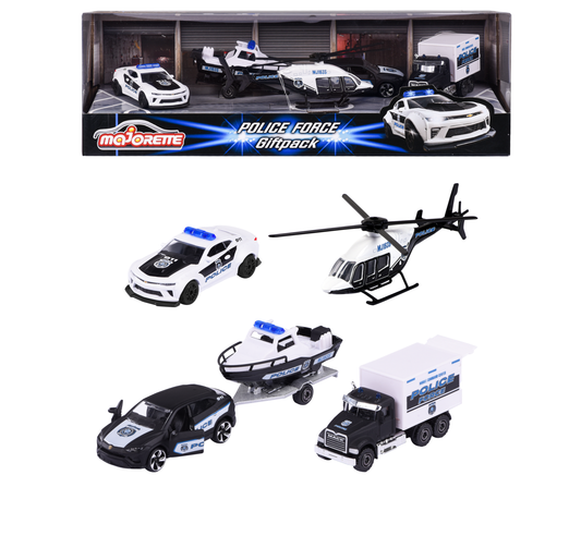 Majorette - Police Force - 5 Piece Gift Pack (New for 2023)