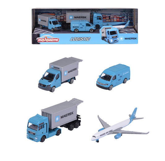 Majorette - Maersk Logistic - 5 Piece Gift Pack (New for 2023)