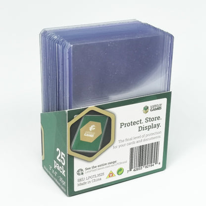 LPG - Top Loaded Card Protector (35 PT) - Pack 25