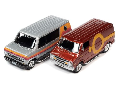 Johnny Lightning - 2021 R4/B - Twin Pack - 1976 Dodge + 1977 Ford