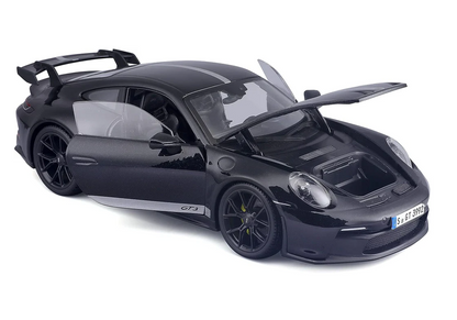 Maisto - Premiere Edition - 2022 Porsche 911 GT3 (Jet Black Metallic) - 1:18 Scale