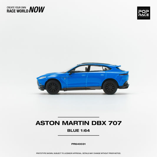 Pop Race - Aston Martin DBX 707 Blue - 1:64 Scale