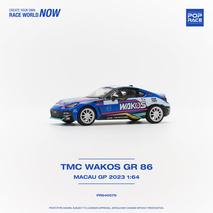 Pop Race - Toyota GR86 'TMC Wakos' Macau GP 2023 - 1:64 Scale