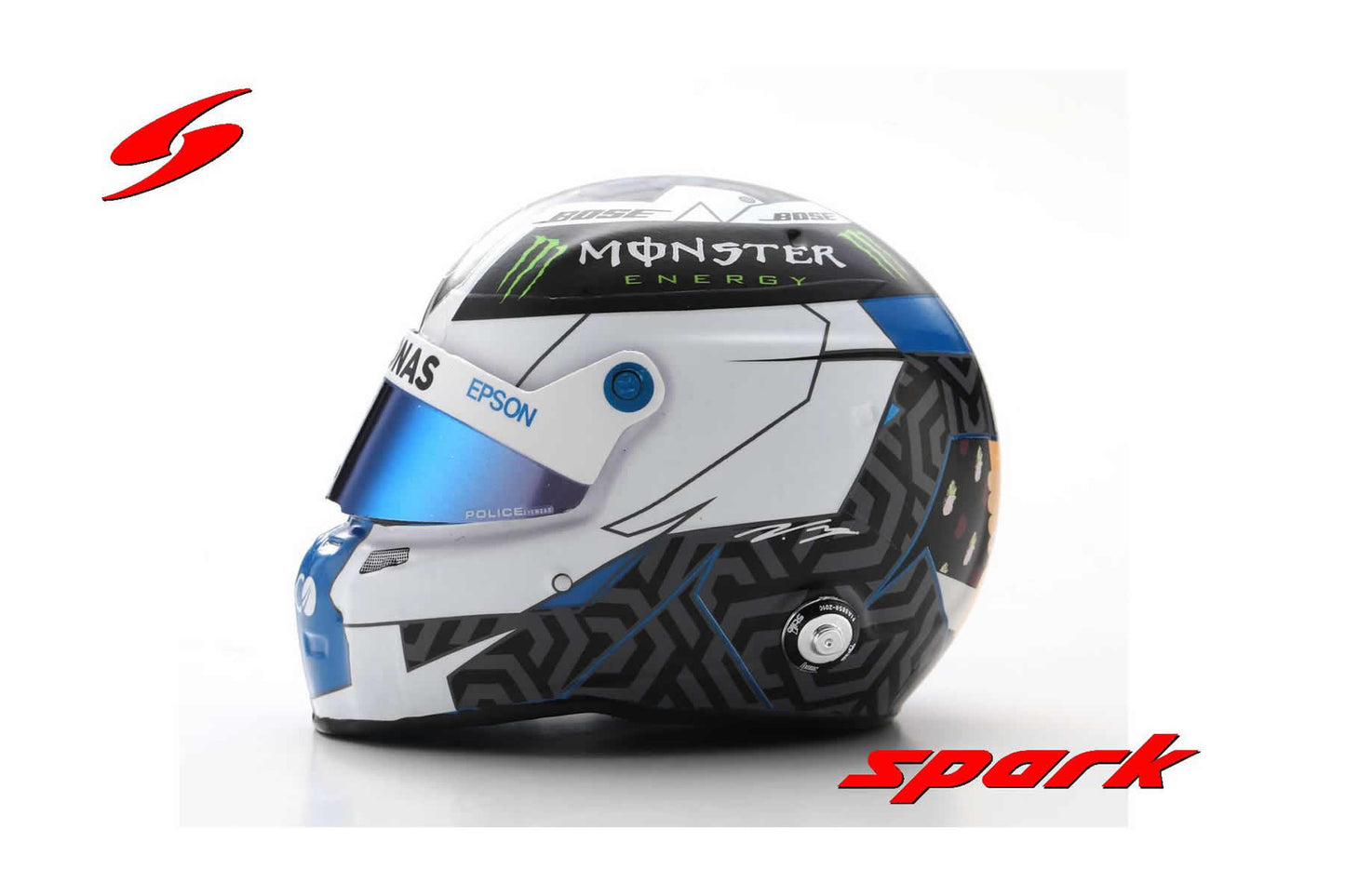 Spark Helmets - Valtteri Bottas 2020 Mercedes-AMG #77 - 1:5 Scale