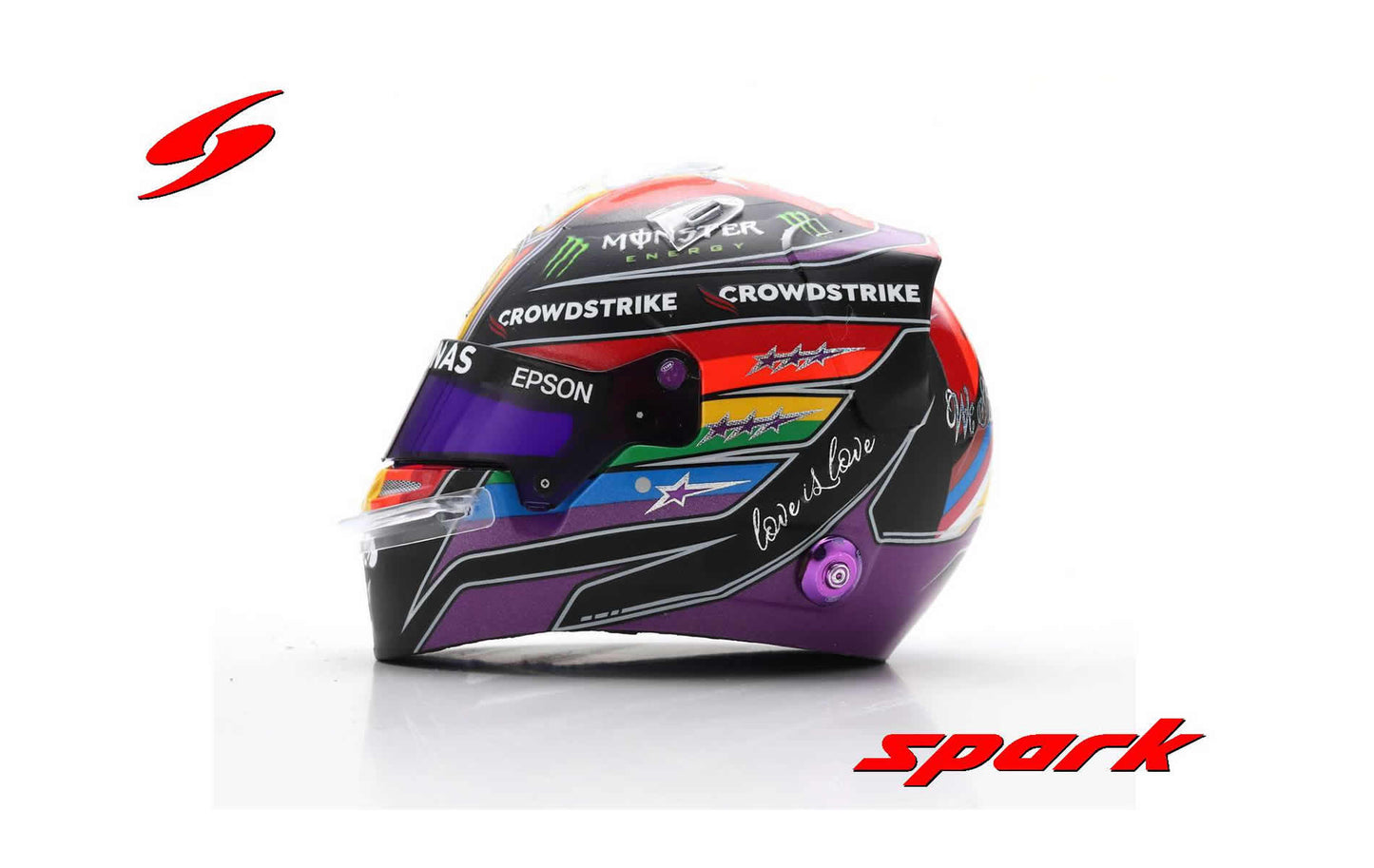 Spark Helmets - Lewis Hamilton Abu Dhabi 2021 - 1/5 Scale