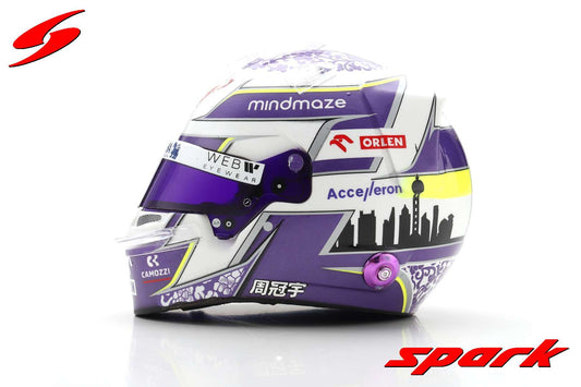 Spark Helmets - Zhou Guanyu Alfa Romeo 2022 - Bell Helmet 1:5 Scale