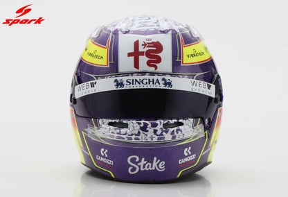 Spark Helmets - Alfa Romeo Formula 1 F1 Team - Zhou Guanyu (2023 Season) - 1:5 Scale