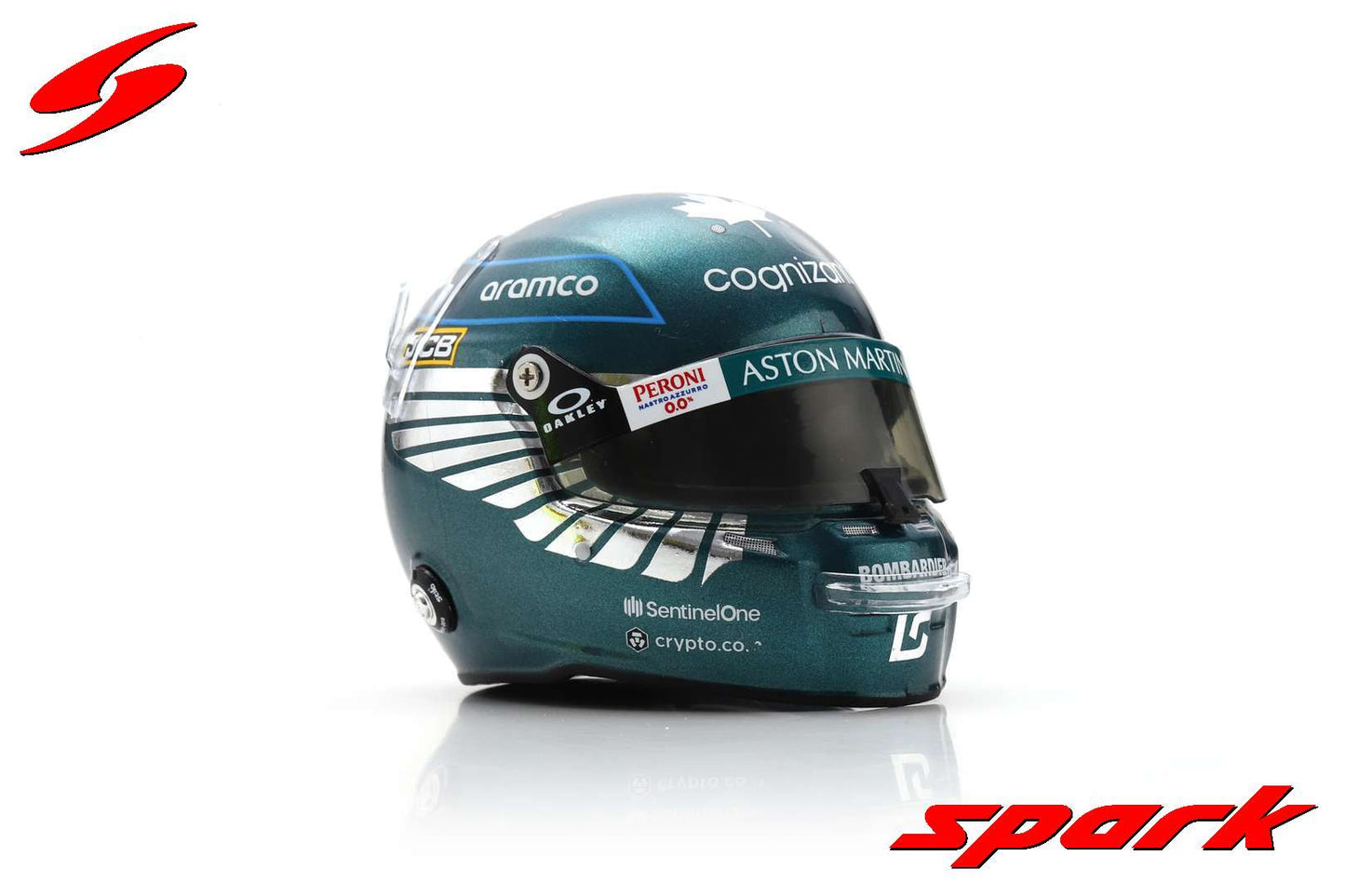 Spark Helmets - Lance Stroll Aston Martin Aramco Cognizant F1 Formula 1 - 2023