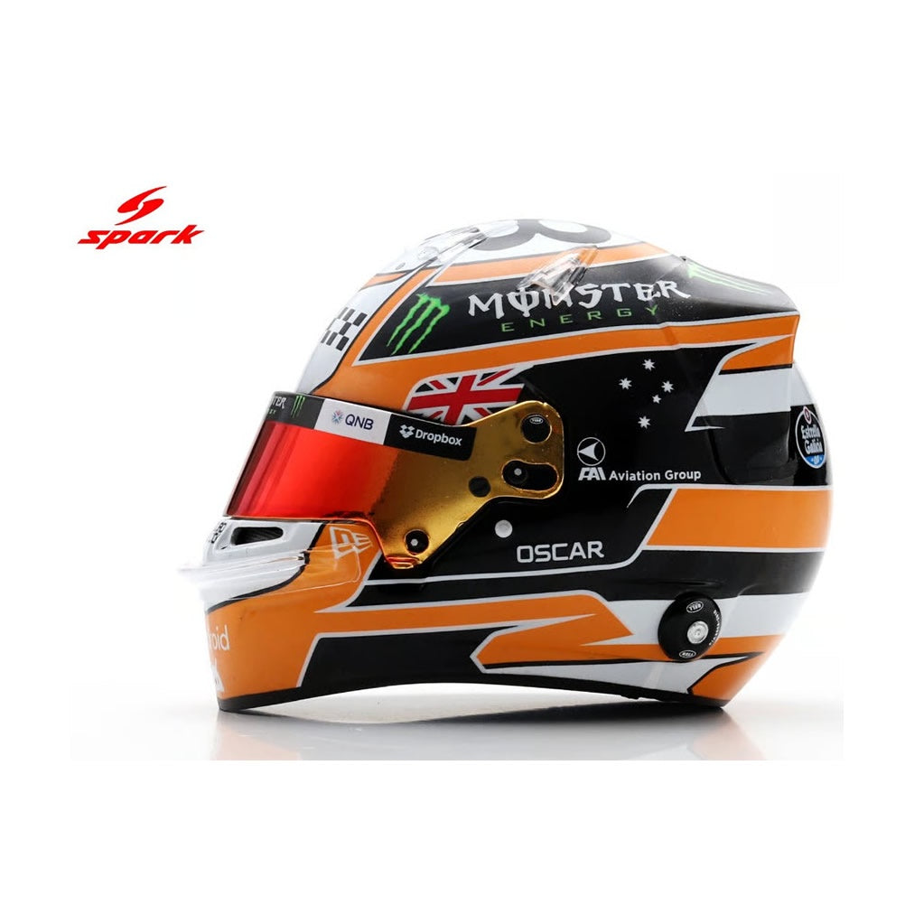 Spark Helmets - McLaren Formula 1 F1 Team - Oscar Piastri (Monaco GP 2025) - 1:5 Scale