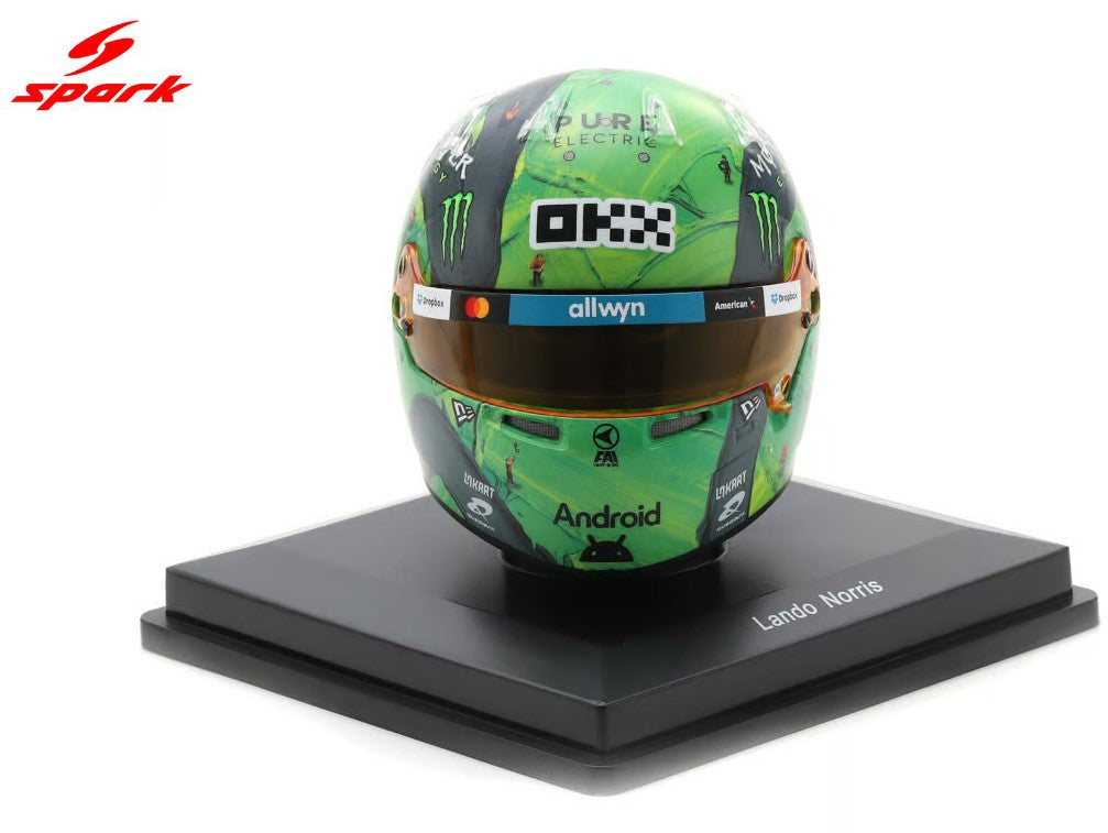 Spark Helmets - McLaren Formula 1 F1 Team - Lando Norris (Las Vegas 2025) - 1:5 Scale