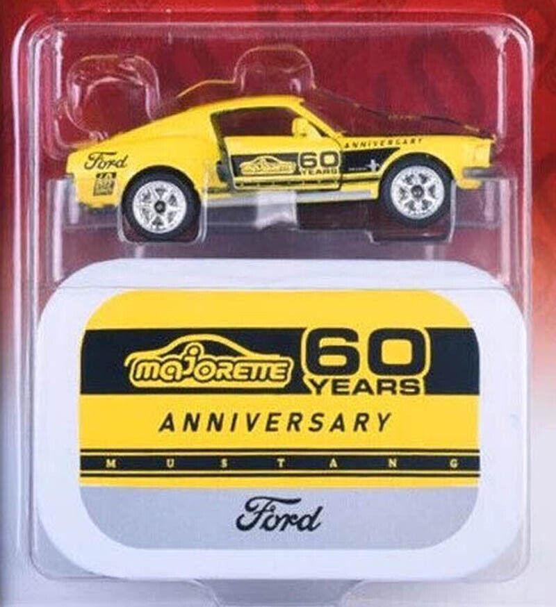Majorette - 60th Anniversary Deluxe Cars - Ford Mustang Fast Back