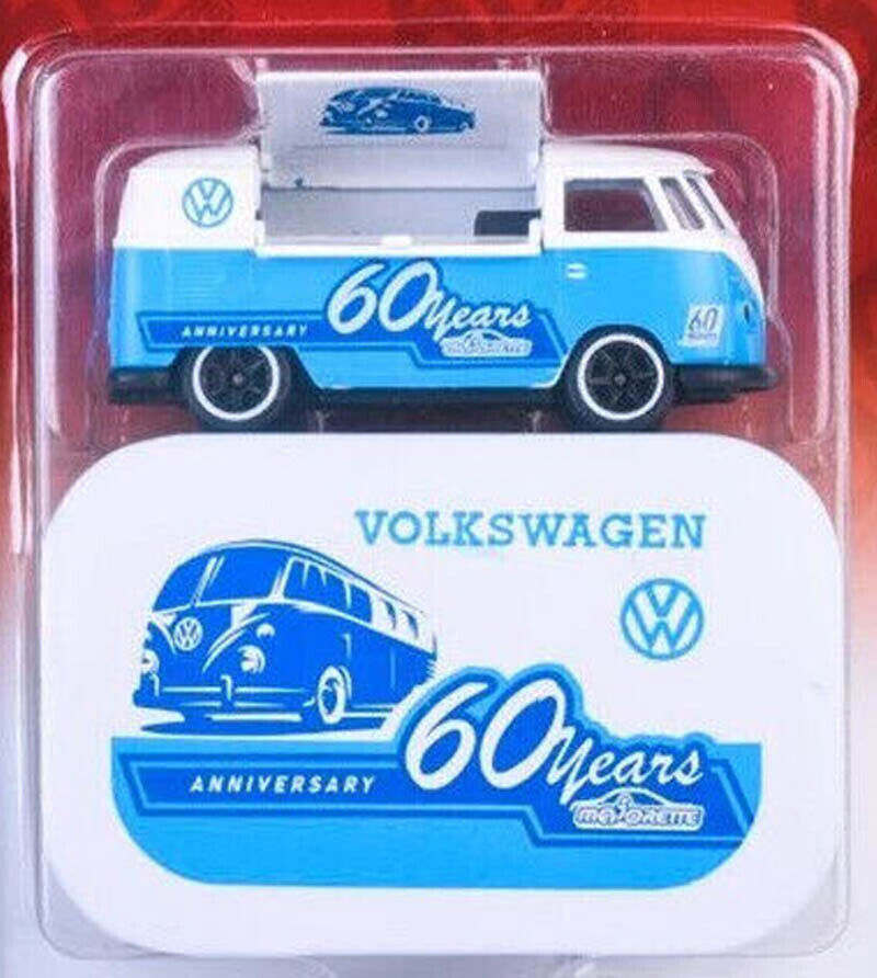 Majorette - 60th Anniversary Deluxe Cars - Volkswagen T1