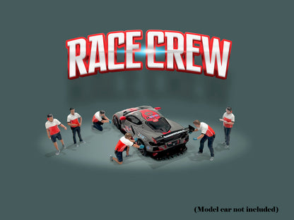 American Diorama - Diecast Figures 'Race Crew' Set - 1:64 Scale