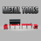 American Diorama - Diecast Accessories 'Metal Tools' (Set A) - 1:64 Scale