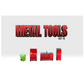 American Diorama - Diecast Accessories 'Metal Tools' (Set B) - 1:64 Scale