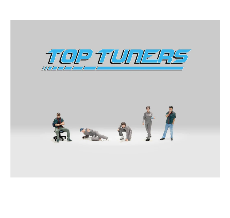 American Diorama - Diecast Figures 'Top Tuners' Set - 1:64 Scale