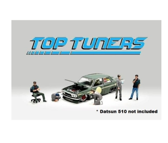 American Diorama - Diecast Figures 'Top Tuners' Set - 1:64 Scale